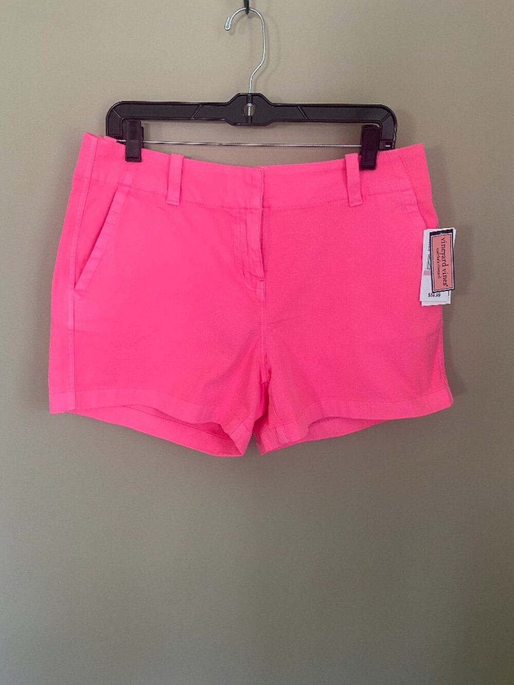 Vineyard Vines Outlet 3 1/2" Everyday Herringbone Shorts Bright Pink